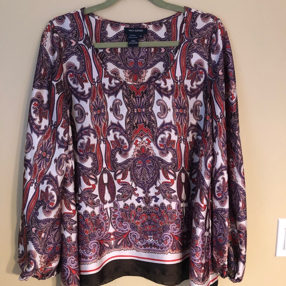 Long sleeve blouse